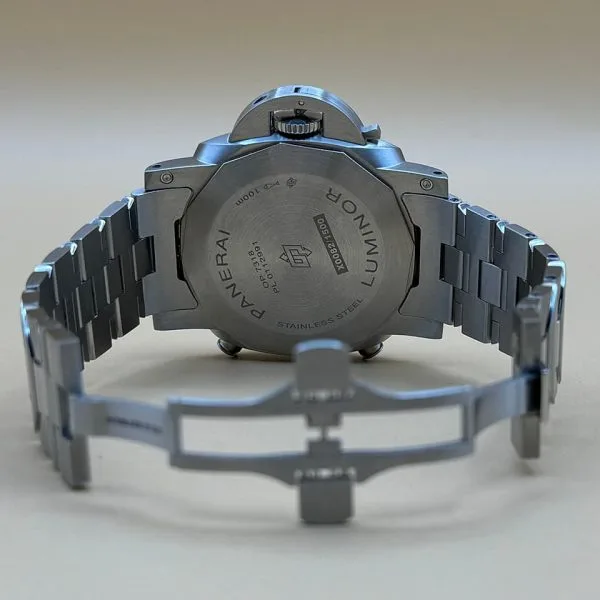 2022 Luminor Panerai Chronograph in stainless steel and blue