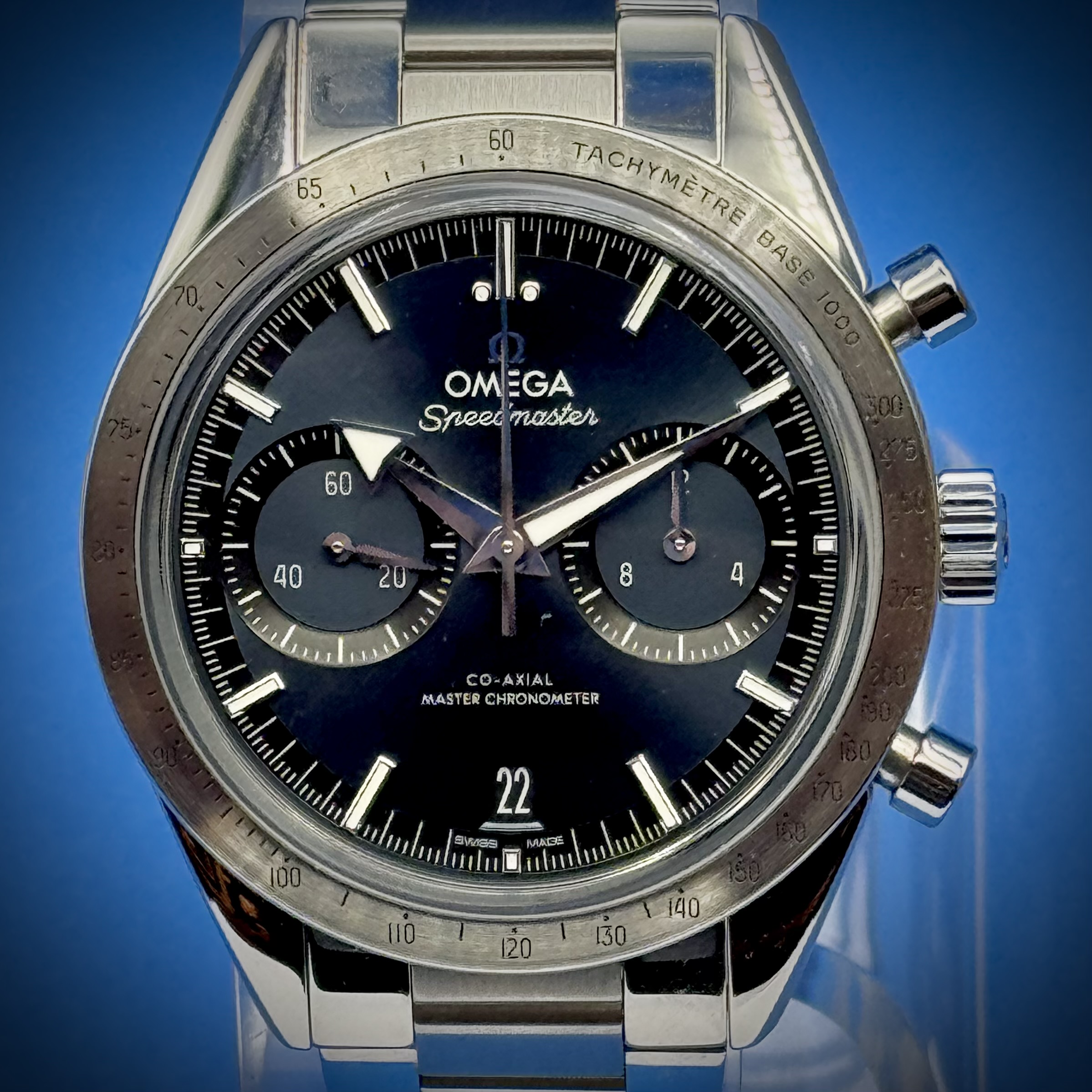 1 36 - Genco Timepieces 2024 Omega Speedmaster '57 40.5MM Blue Dial Steel Bracelet Reference 332.10.41.51.03.001