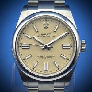 Rolex Oyster Perpetual / 41mm / Beige Dial Reference # 134300 Men's Watch