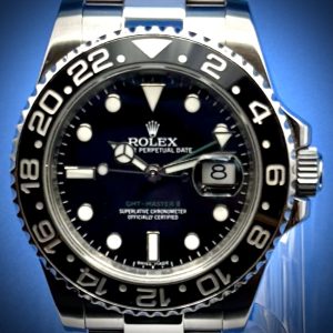 Rolex GMT-Master II Reference 116710LN | Black Dial | Black Cerachrom Bezel | Oyster Bracelet | Full Set