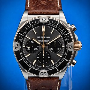 BREITLING Chronomat B01 42 Triumph | Titanium & 18k Red Gold | Ref. TB0134101M1X | Full Set