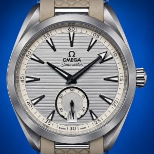 OMEGA Seamaster Aqua Terra 150M Small Seconds | 41MM | Silver Dial | Beige Rubber Strap | Ref. 220.12.41.21.02.005 | Full Set
