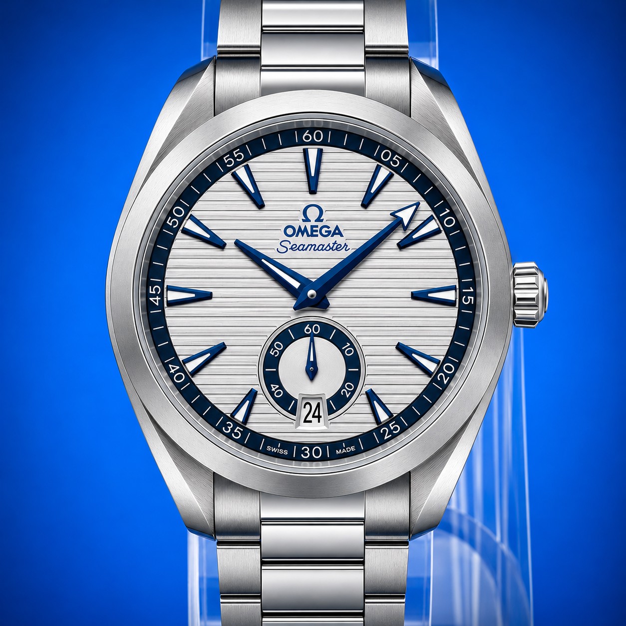 1 73 - Genco Timepieces OMEGA Seamaster Aqua Terra 150M 41MM Silver Dial Steel Bracelet 220.10.41.21.02.004 | Full Set - Image 3