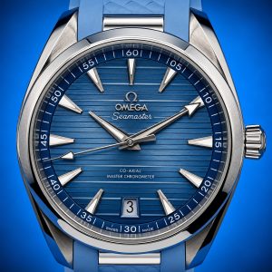 OMEGA Seamaster Aqua Terra 150M 41MM Summer Blue Dial Rubber Strap 220.12.41.21.03.008 | Full Set