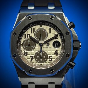 Audemars Piguet Royal Oak Offshore Chronograph 42mm (Rubber Straps Included) Reference # 26470ST.OO.A801CR.01 