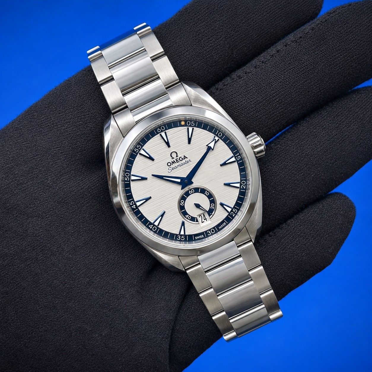 10 68 - Genco Timepieces OMEGA Seamaster Aqua Terra 150M 41MM Silver Dial Steel Bracelet 220.10.41.21.02.004 | Full Set - Image 10
