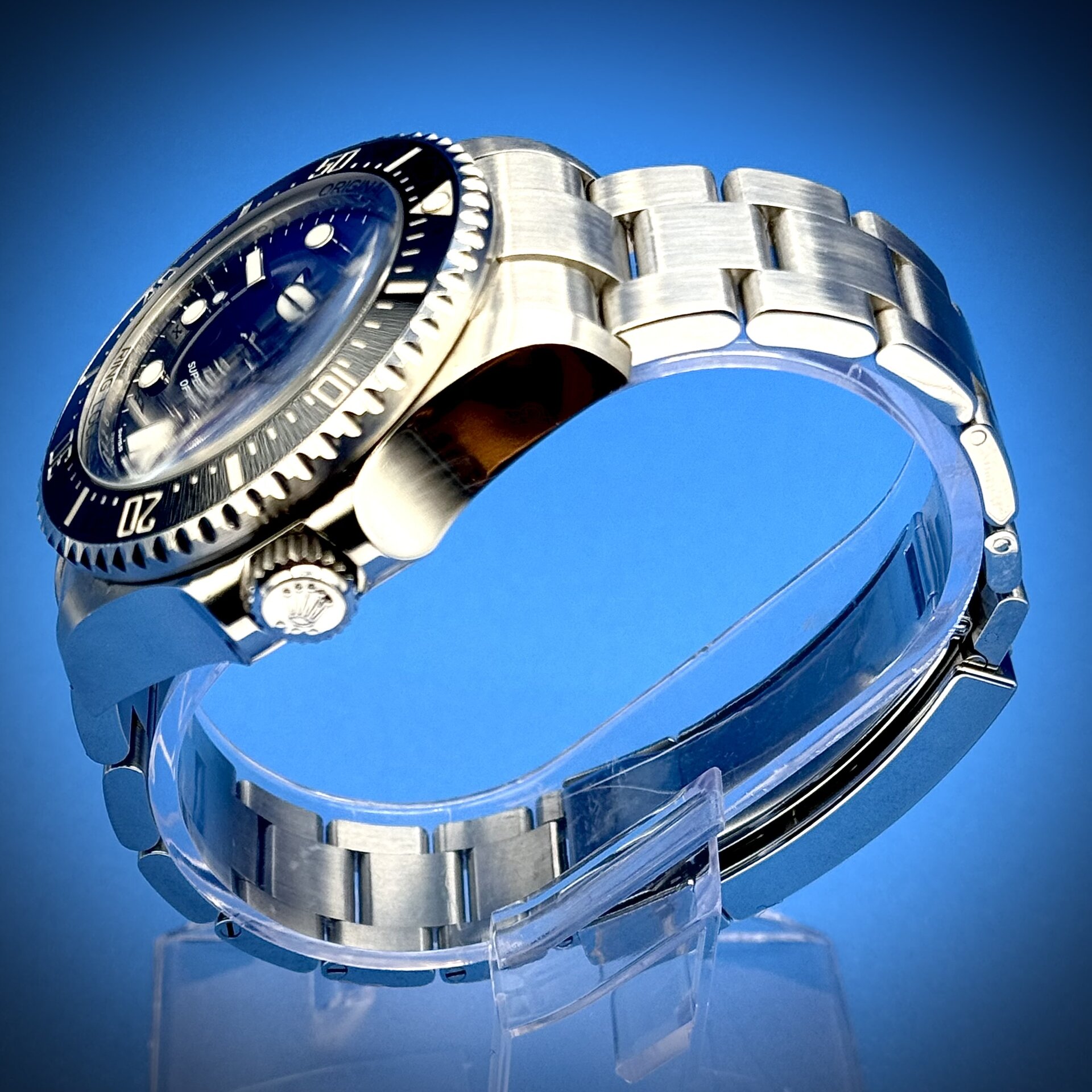 12 12 - Genco Timepieces Rolex Deepsea Sea-Dweller “James Cameron” / Ref. 126660 / D-Blue Dial 44mm - Image 8