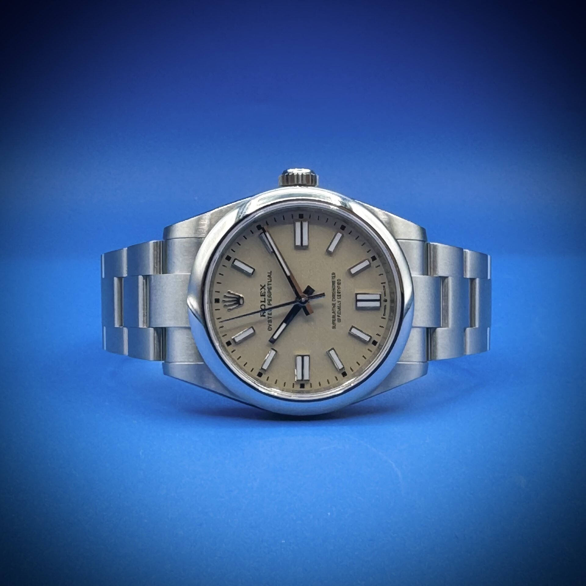 12 4 - Genco Timepieces Rolex Oyster Perpetual / 41mm / Beige Dial Reference # 134300 Men's Watch - Image 10
