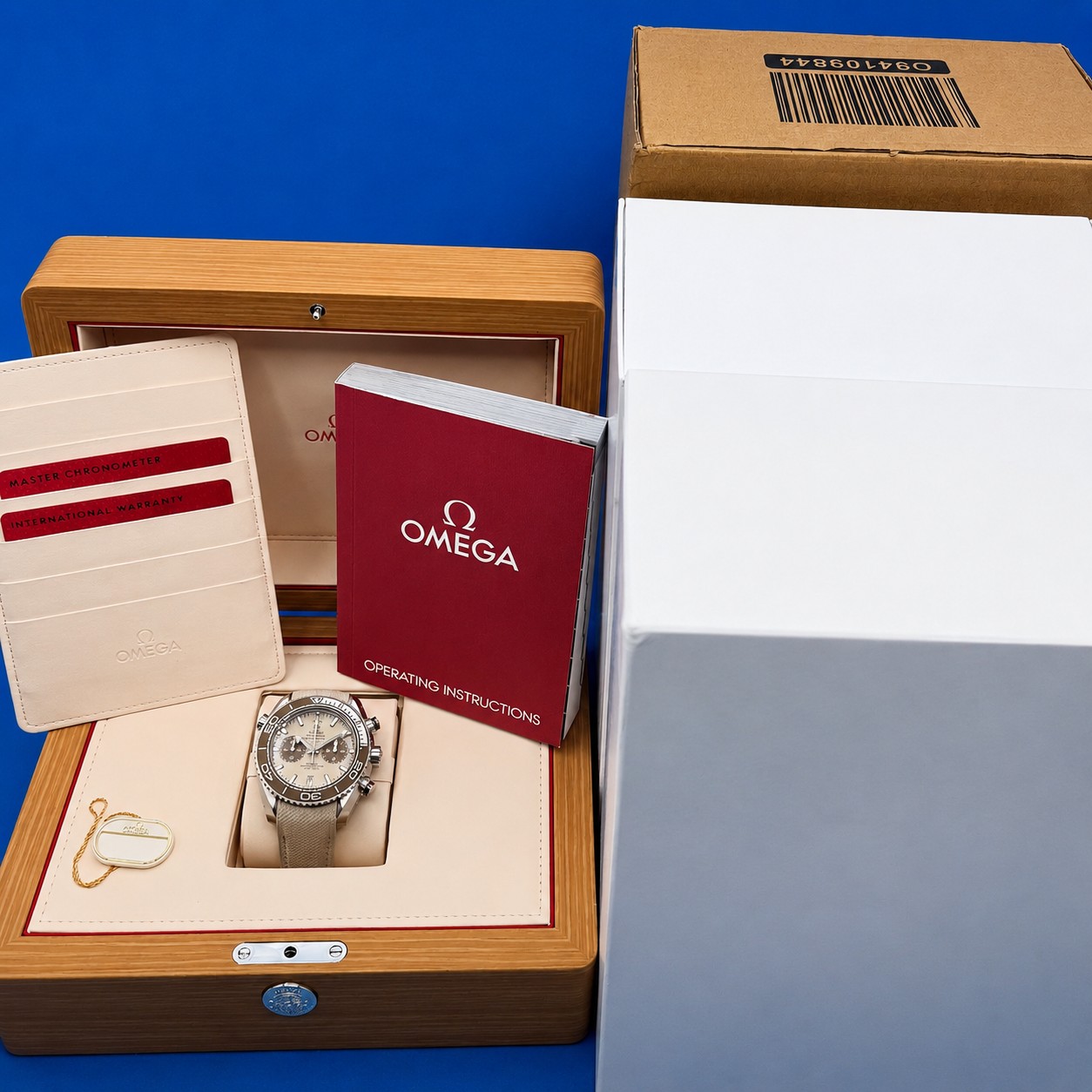 223413ae d786 42ed 9100 a210b75b15e2 - Genco Timepieces OMEGA Seamaster Planet Ocean 600M Chronograph Reference 215.32.46.51.09.001 | Beige Dial | Brown Ceramic Bezel - Image 24