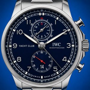 IWC Portugieser Yacht Club Chronograph | Blue Dial | Stainless Steel Bracelet | Ref. IW390701 | Full Set