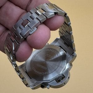 2022 Luminor Panerai Chronograph in stainless steel and blue