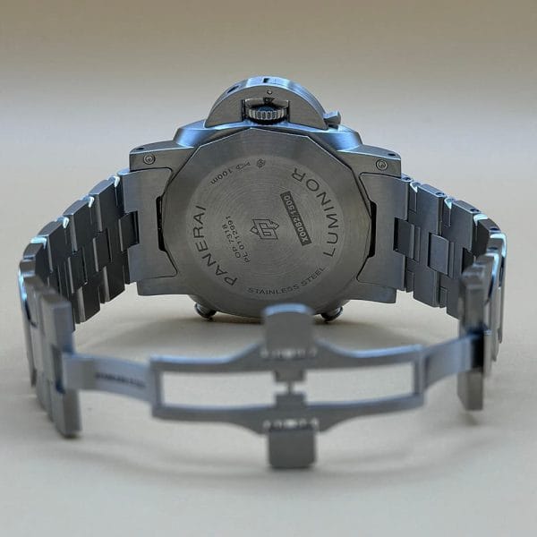 2022 Luminor Panerai Chronograph in stainless steel and blue